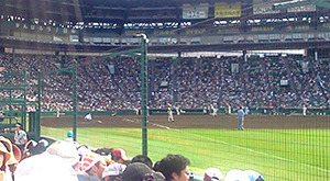 甲子園の応援風景