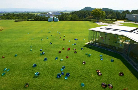 酒田市美術館での展示